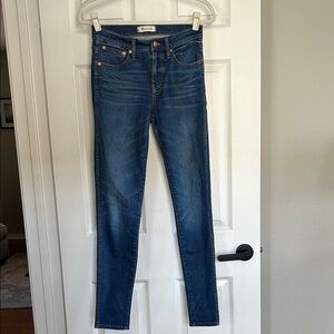 Madewell Women's Dark Blue Skinny Jeans